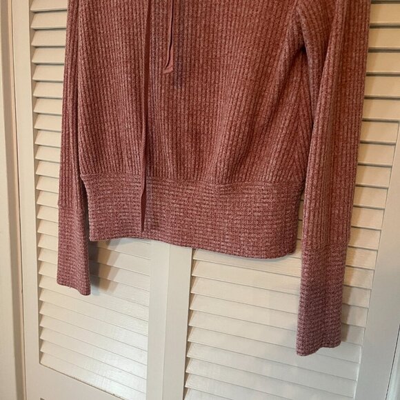 Anthropologie Saturday Sunday 'Whistler' pullover cowlneck small pink heathered - Picture 3 of 9